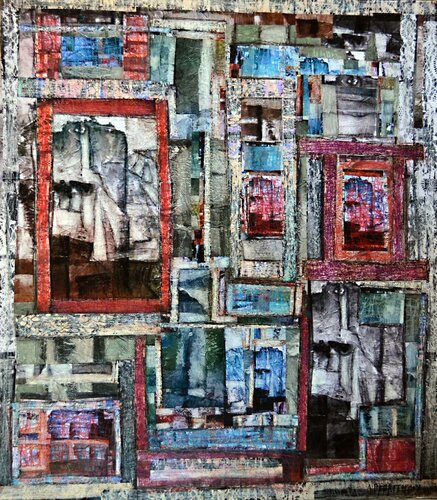 MEMORY BOXES 1 by Dimitra Papageorgiou, Painting for Sale on Select