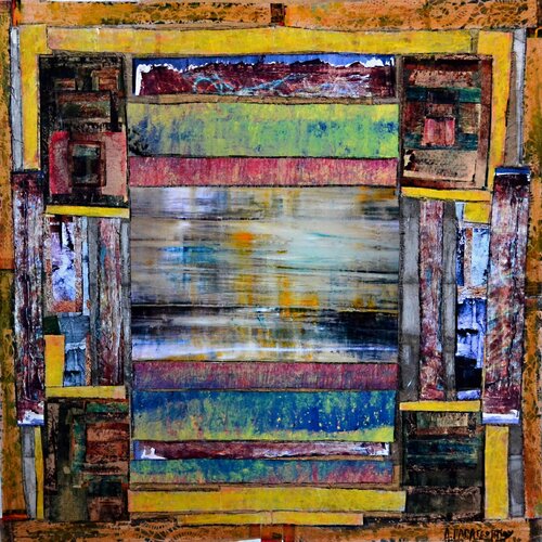 MEMORY BOXES 3 by Dimitra Papageorgiou, Painting for Sale on Select