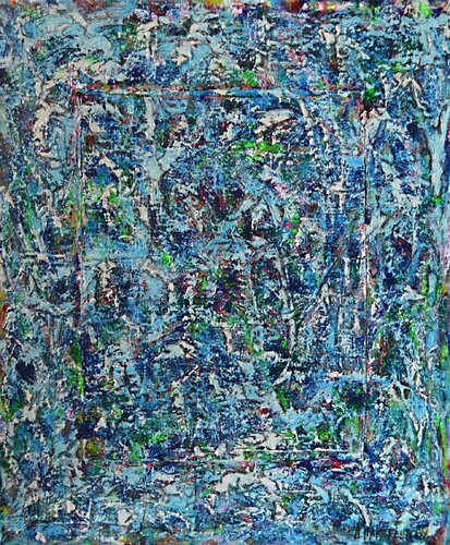 BLOOMING BLUE by Dimitra Papageorgiou, Painting for Sale on Select