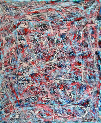 BLOOMING RED by Dimitra Papageorgiou, Painting for Sale on Select