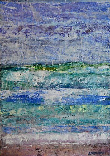 STORMY SEAS 2 by Dimitra Papageorgiou, Painting for Sale on Select