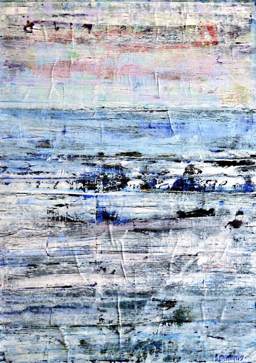 MISTY MORNING Dimitra Papageorgiou Original painting for sale