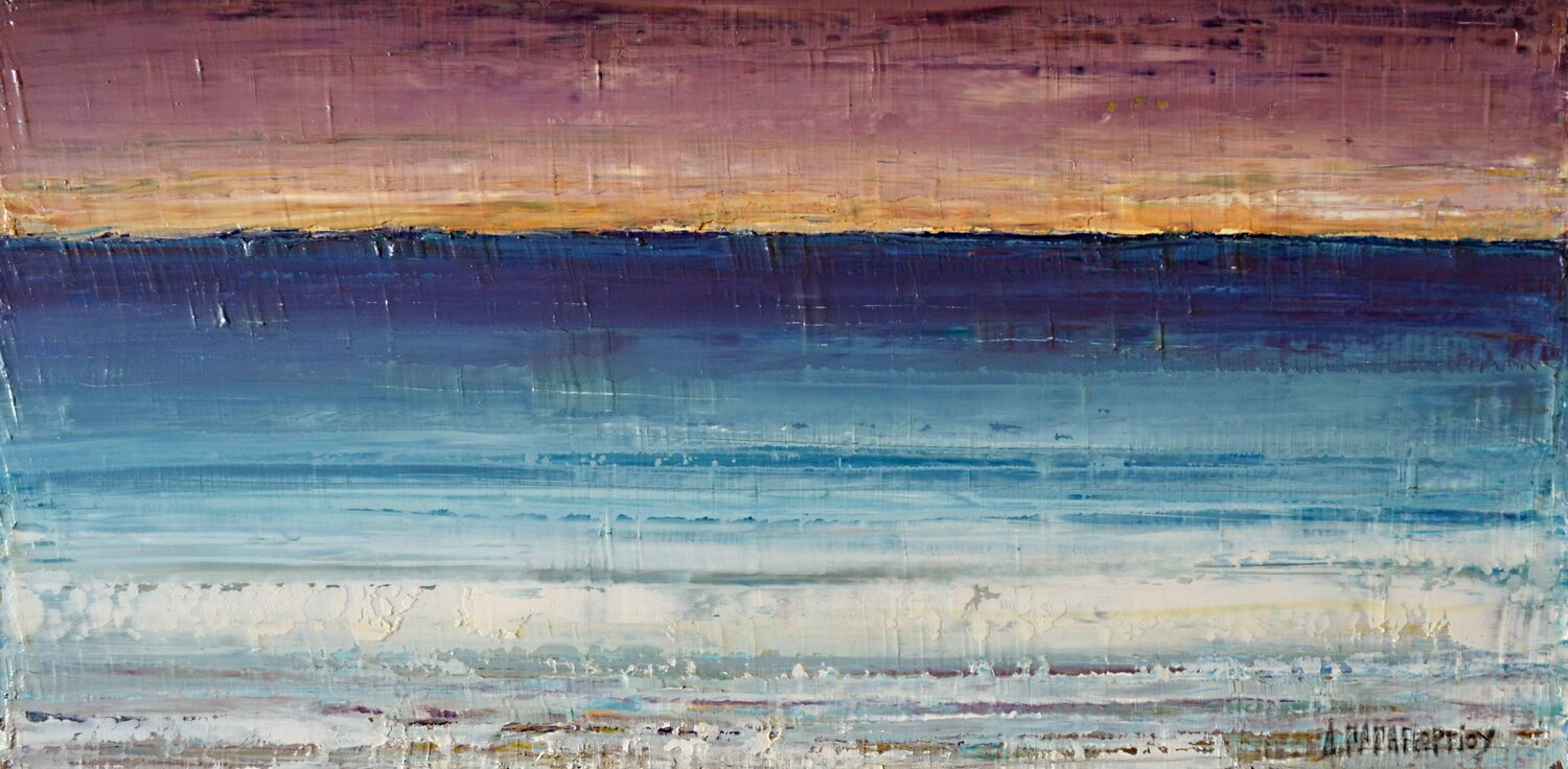 SMALL SEASCAPE 23 Dimitra Papageorgiou Original painting for sale
