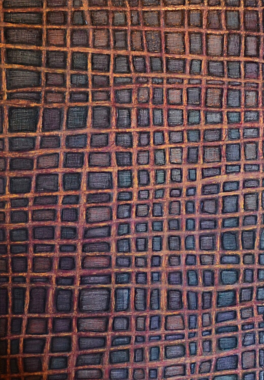 GRID 3 Dimitra Papageorgiou Original painting for sale