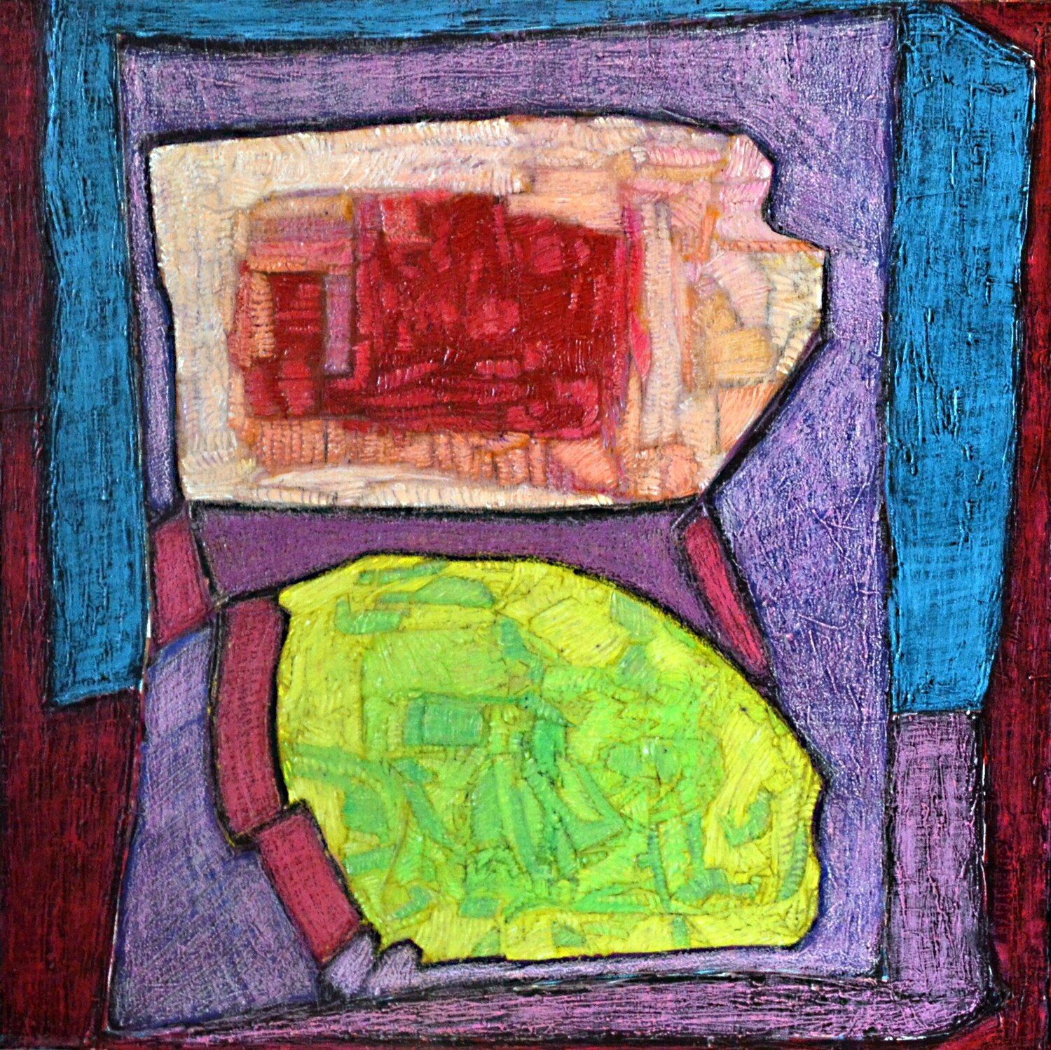 INTROSPECTION 1 Dimitra Papageorgiou Original painting for sale
