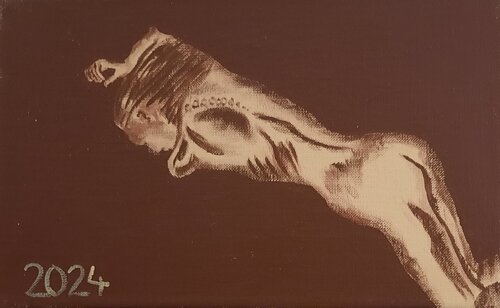 THE BACK 3 / 34 by Peter Plavcan, Painting for Sale on Select