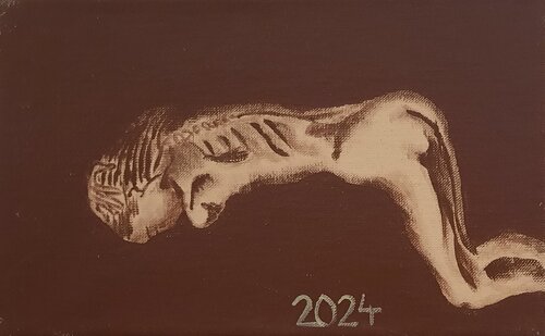 THE BACK 5 / 34 by Peter Plavcan, Painting for Sale on Select