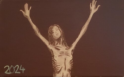 POSE 28 / 34 by Peter Plavcan, Painting for Sale on Select