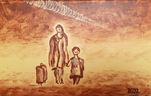 White trace by Peter Plavcan, Painting for Sale on Select