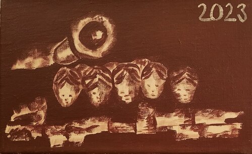 Victims by Peter Plavcan, Painting for Sale on Select