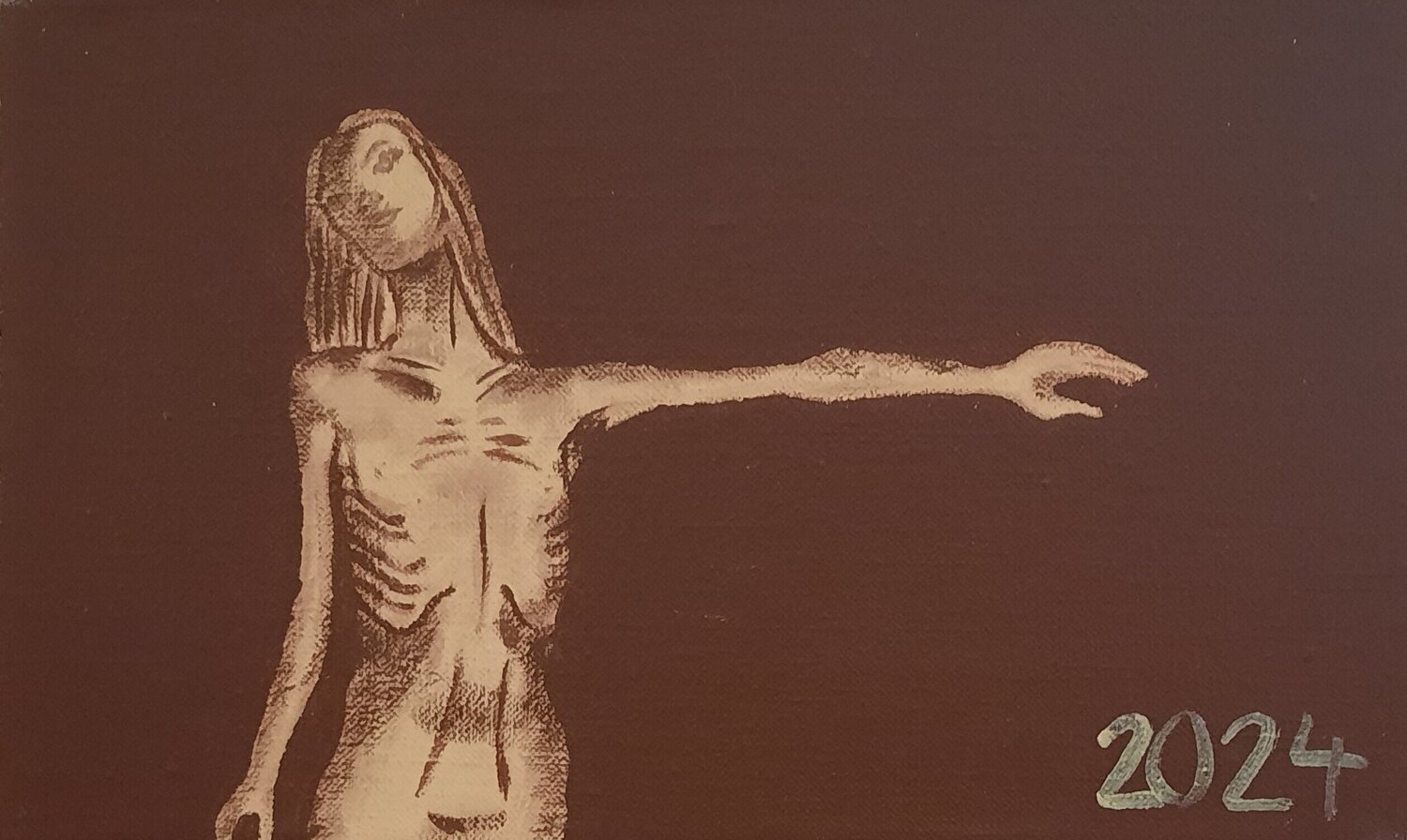 POSE 30 / 34 Peter Plavcan Original painting for sale