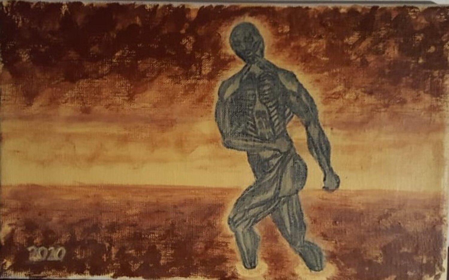 Defiance Peter Plavcan Original painting for sale