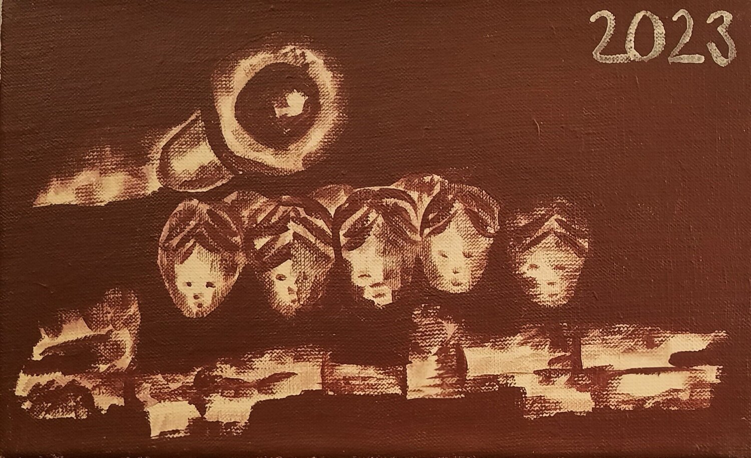 Victims Peter Plavcan Original painting for sale