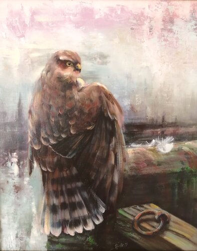 The harbor Master by Satu Helle, Painting for Sale on Select