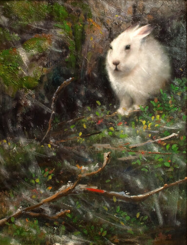 Ready for Winter White by Satu Helle, Painting for Sale on Select