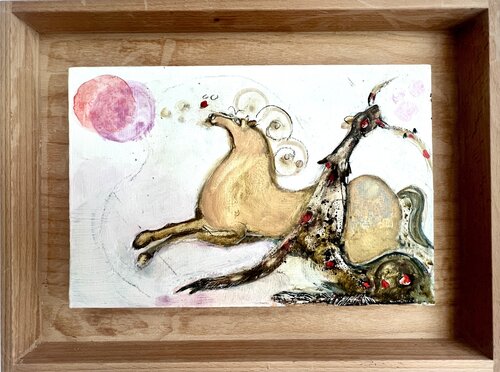 La face caché de la lune by Laurence LEJAY, Painting for Sale on Select