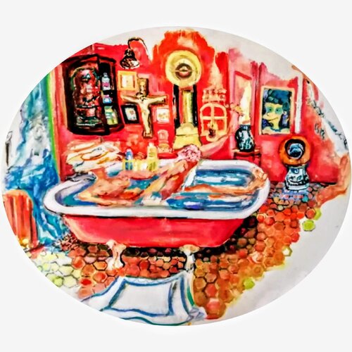 atmosphère salle de bain by Laurence LEJAY, Painting for Sale on Select