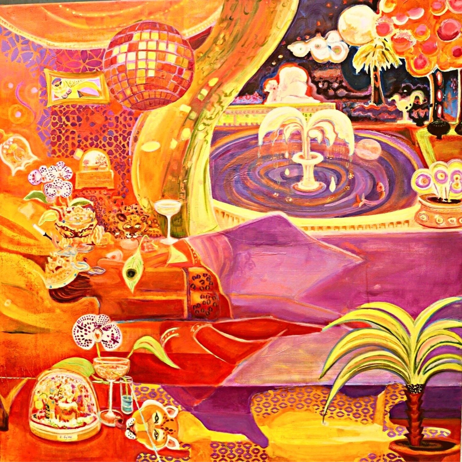 "Ce soir tu seras mon roi", 2022 Laurence LEJAY Original painting for sale