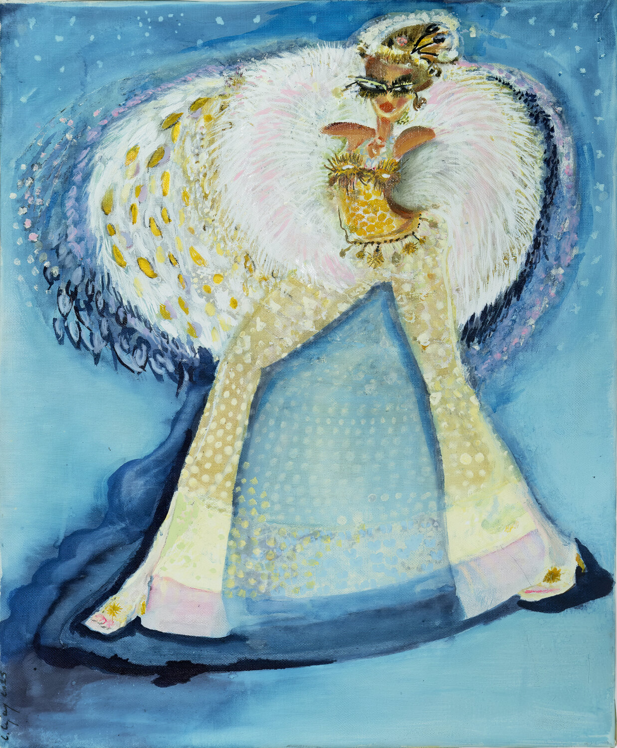 Podium 2 Laurence LEJAY Original painting for sale