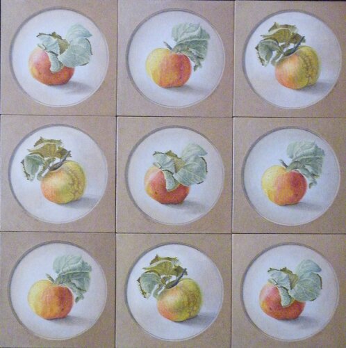 jeu de pommes by stéphane morlais, Painting for Sale on Select