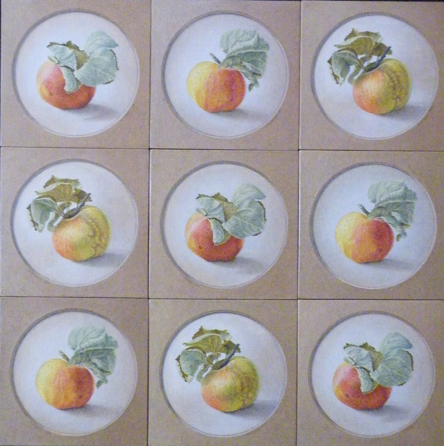 jeu de pommes stéphane morlais Original painting for sale