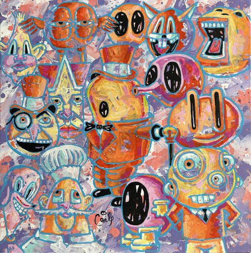 Peanut Man by Carl Lozada, Painting for Sale on Select