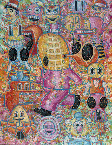 The Peanut Man by Carl Lozada, Painting for Sale on Select
