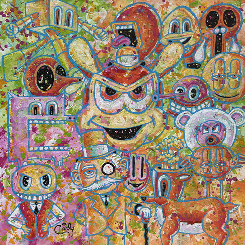 Evil Bunny by Carl Lozada, Painting for Sale on Select