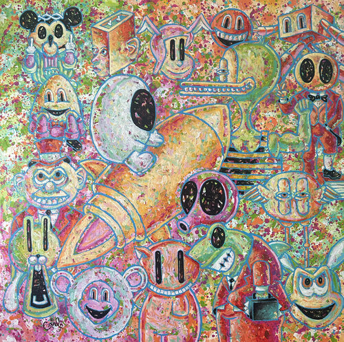 The Space Cadet by Carl Lozada, Painting for Sale on Select