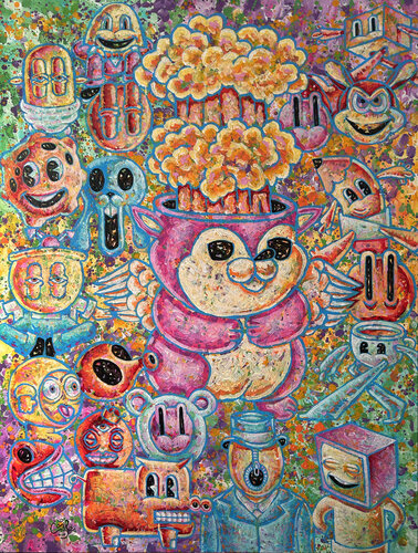 Meltdown in Garden City by Carl Lozada, Painting for Sale on Select