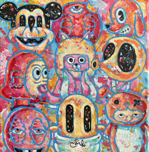OctoBunny by Carl Lozada, Painting for Sale on Select
