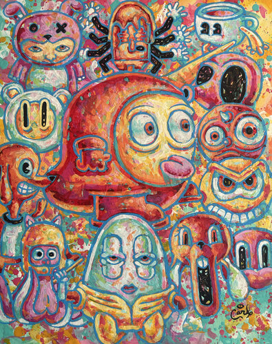 Being Alien by Carl Lozada, Painting for Sale on Select