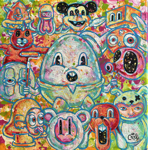 The Muralist by Carl Lozada, Painting for Sale on Select
