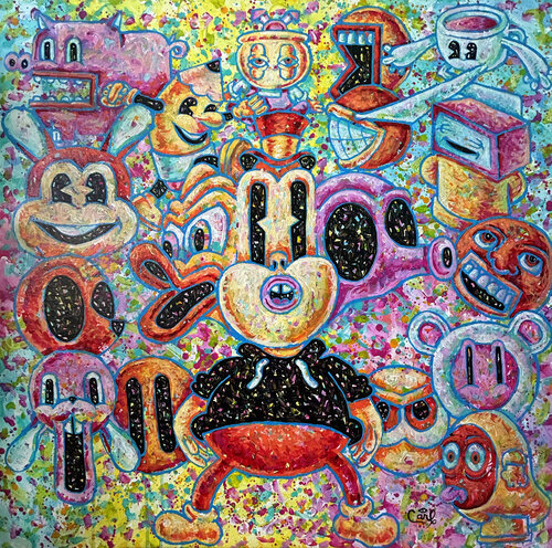 Mental Being by Carl Lozada, Painting for Sale on Select