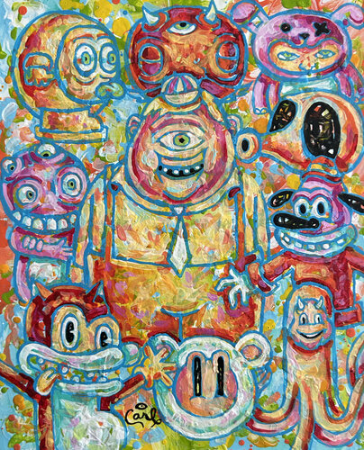 Tweedledum by Carl Lozada, Painting for Sale on Select