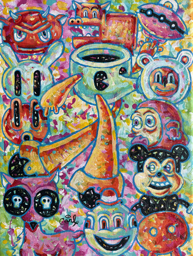 Coffee ToGo by Carl Lozada, Painting for Sale on Select