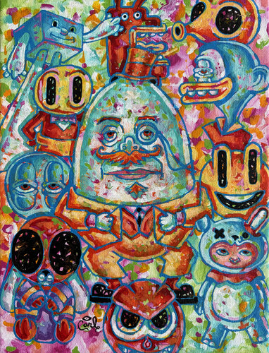 Sir Humpty by Carl Lozada, Painting for Sale on Select