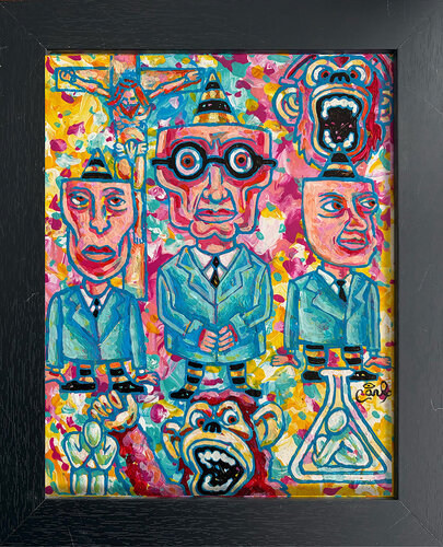 Onlookers of a Crucifixion by Carl Lozada, Painting for Sale on Select
