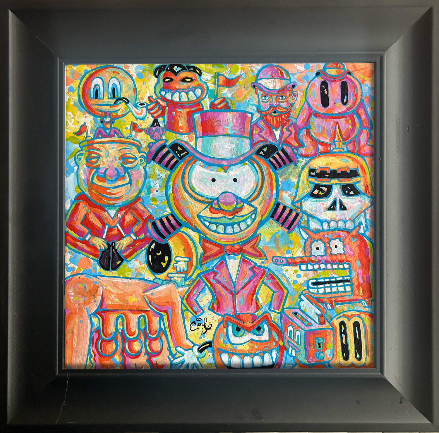 Automaton 2 Carl Lozada Original painting for sale