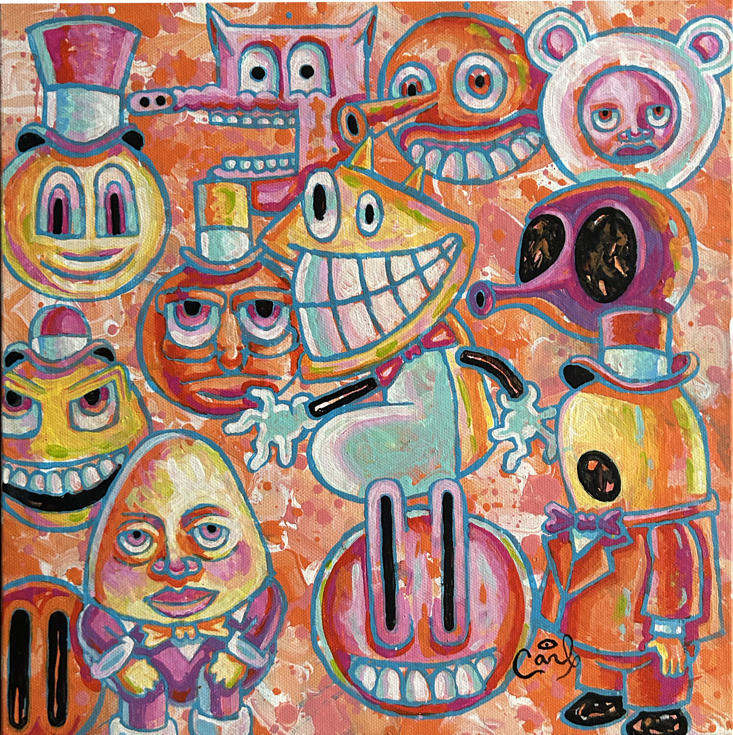 Euphoria Carl Lozada Original painting for sale