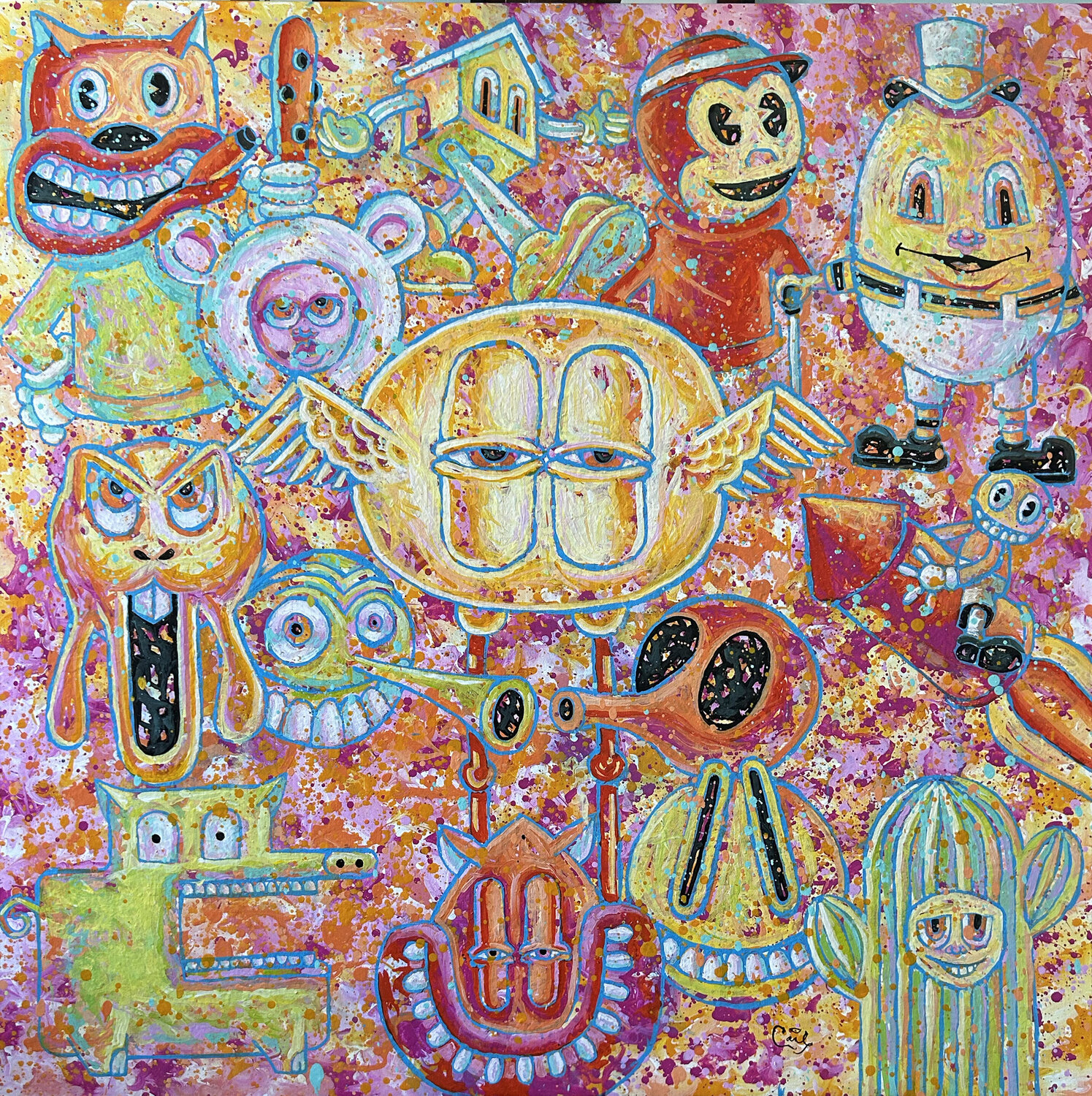 Tweety Carl Lozada Original painting for sale
