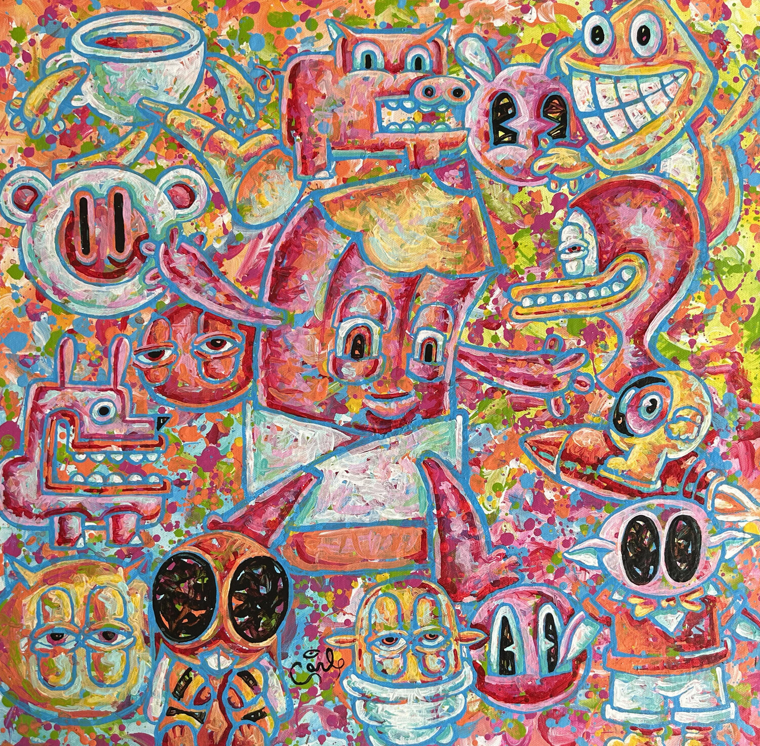 Protege Carl Lozada Original painting for sale
