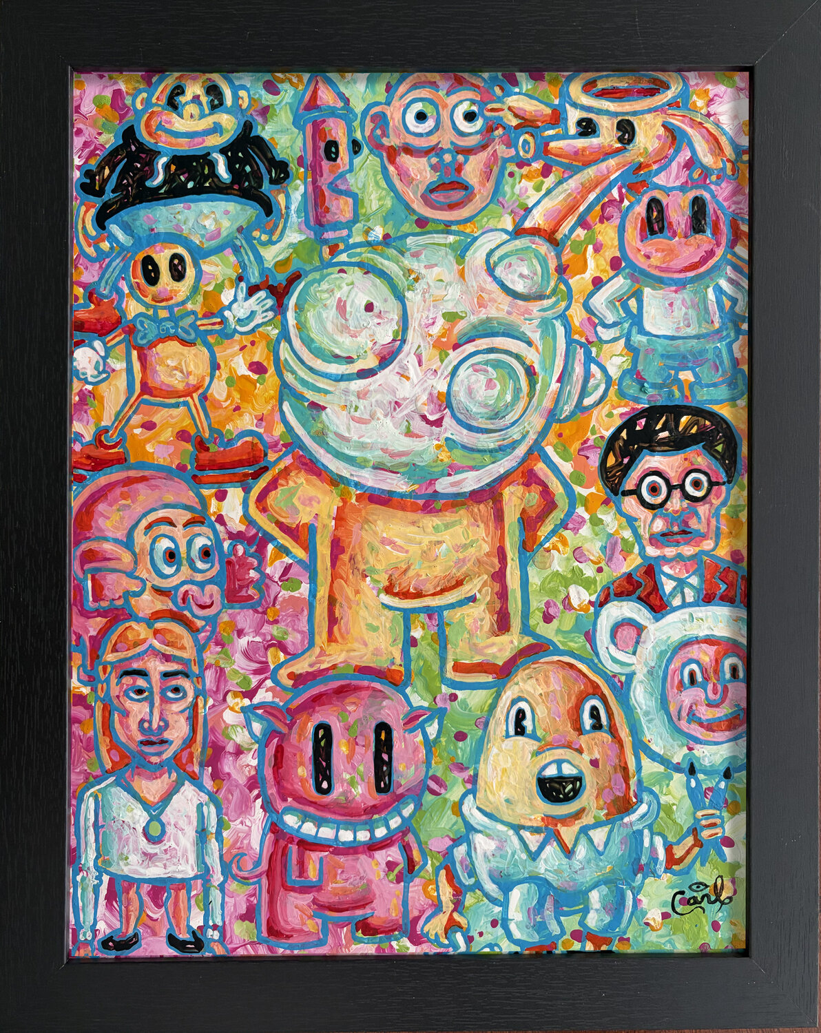 Moonboy Carl Lozada Original painting for sale