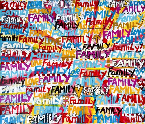 Family 57 by Mercedes Lagunas, Painting for Sale on Select
