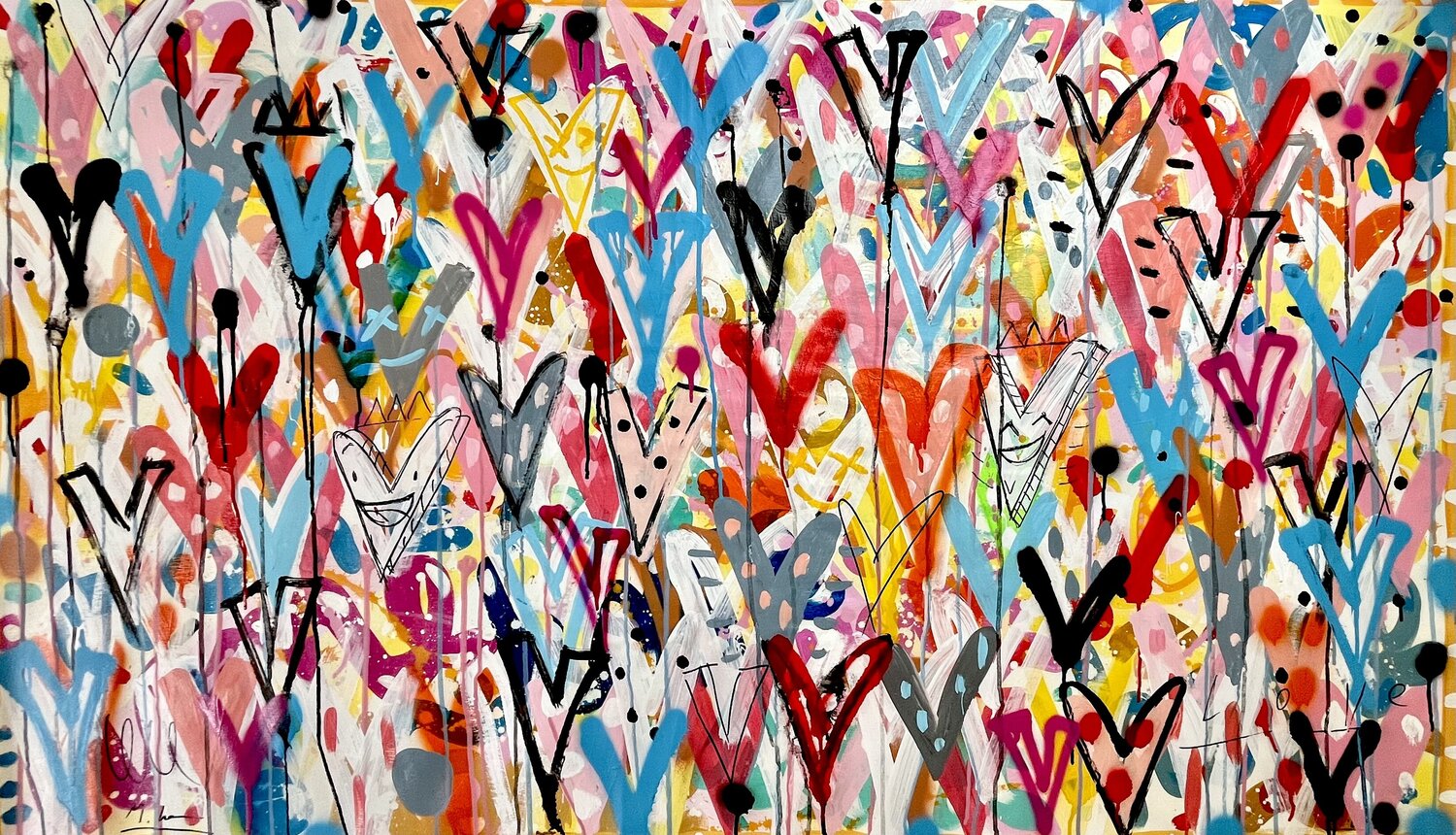 Latido Urbano Mercedes Lagunas Original painting for sale