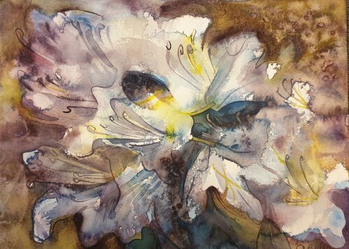 Rhododendron von Olga Brink, Malerei kaufen auf Select
