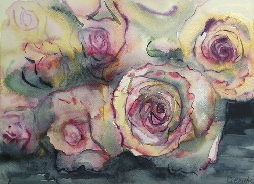 Bouquet of Roses von Olga Brink, Malerei kaufen auf Select
