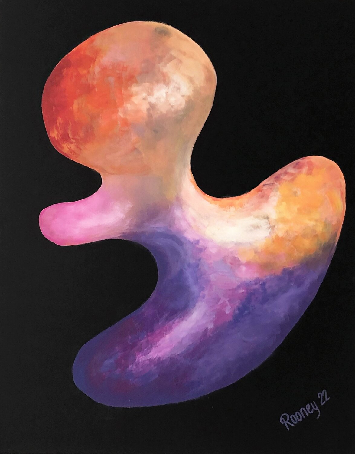Biomorph I Rooney Original painting for sale