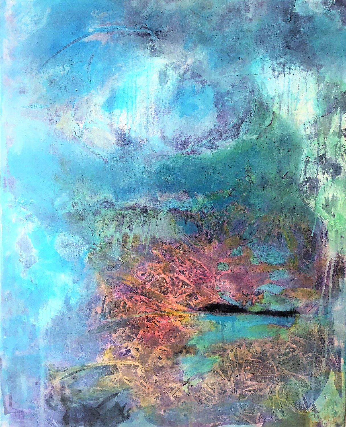 Far Away Rooney Original painting for sale