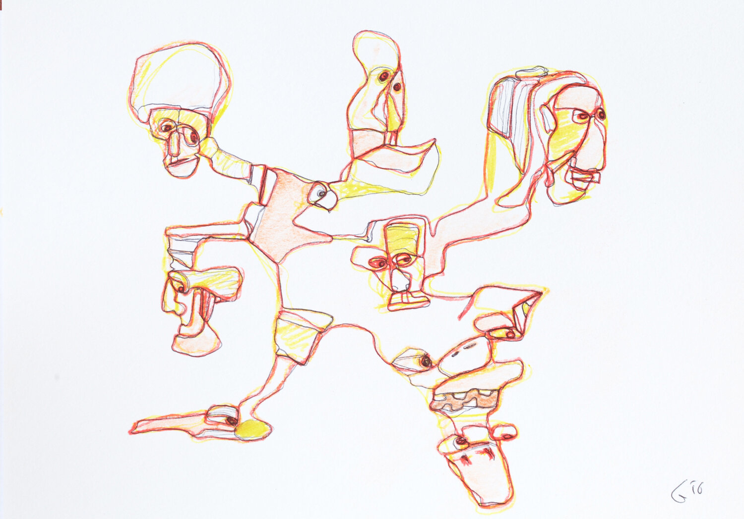 DRAWING OR SKETCH Georges de Groot Drawing for sale